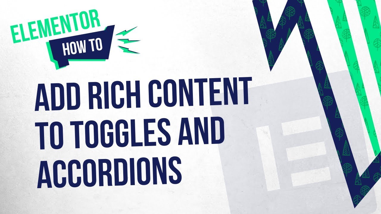 How to Add an Icon and Other Rich Content to Elementor Toggles and Accordions