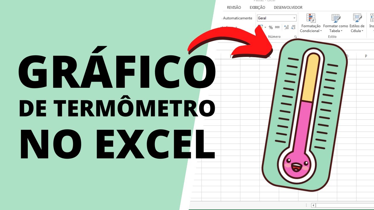GRÁFICO DE TERMÔMETRO NO EXCEL - PASSO A PASSO