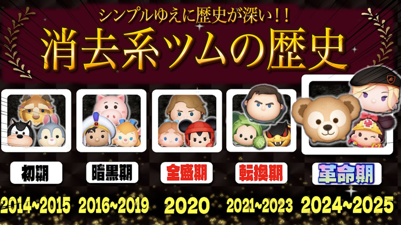 ツムツム消去系の歴史 2014~2025年 【ツムツム】