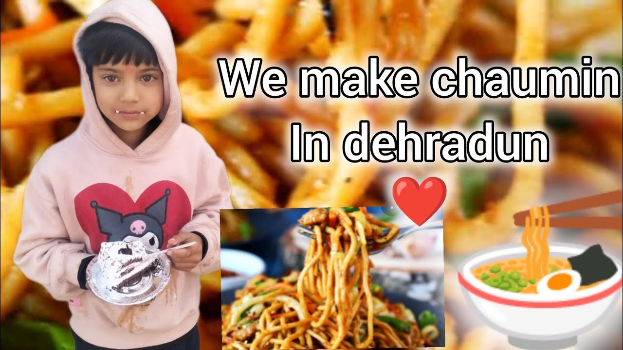 We make chaumin in Dehradun#like#subscrib e#chaumin#dehradun#recipie#best time#yuvi #tasty#eating