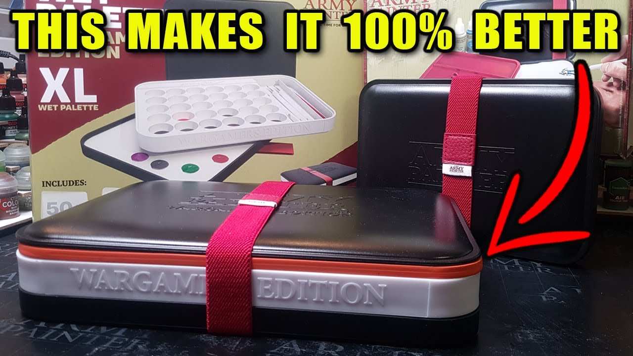 Wargamers Edition XL Wet Palette from @TheArmyPainter