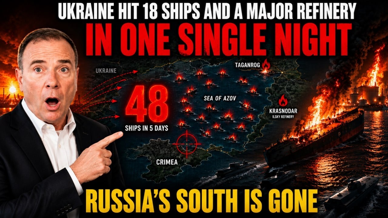 Ukraine Just Hit 18 Vessels and a Major Refinery in One Night &mdash; Russia's South Is Gone | Ben Hodges
