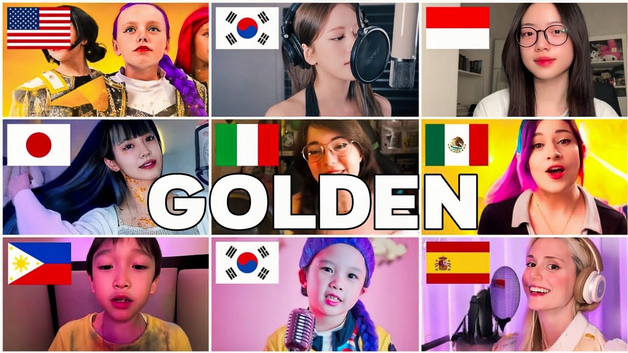 GOLDEN - HUNTRI/X - Who Sang It Better - Kpop Demon Hunters (20 Different Countries)
