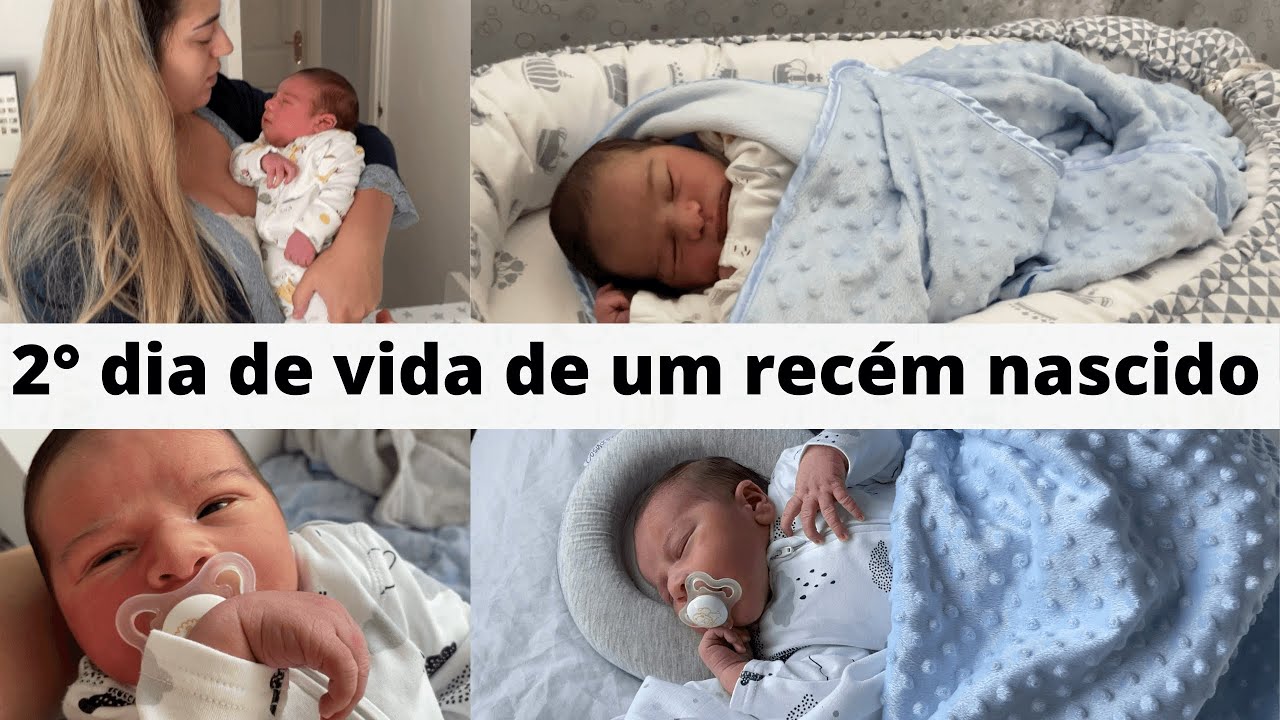 SEGUNDO DIA DO BEBÊ EM CASA | VLOG RECÉM NASCIDO