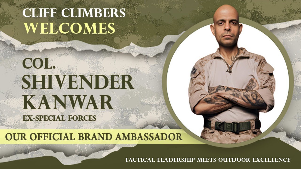 A New Era of Tactical Gear Begins | Col. Shivender Kanwar Joins @Cliff Climbers #ParaSF #Army