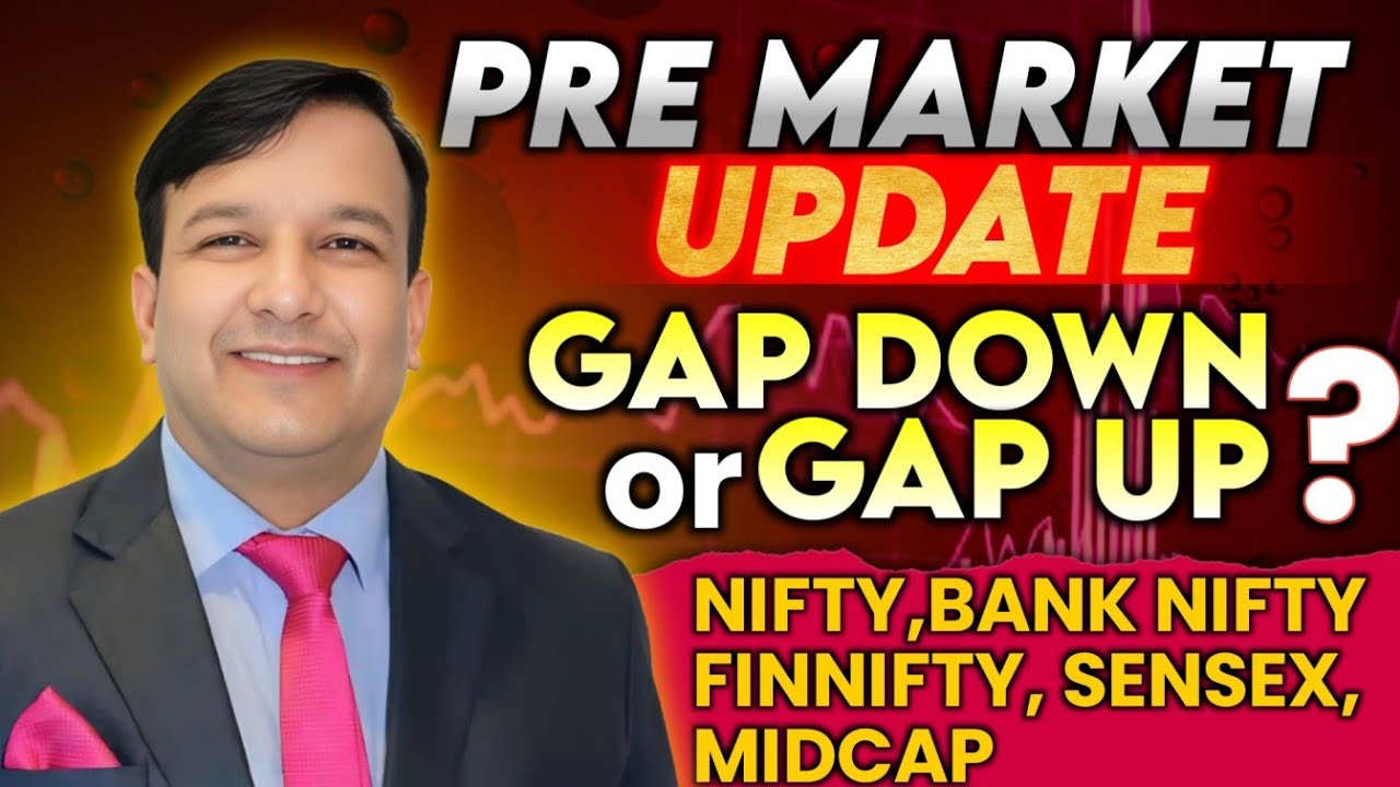 GAP UP/ GAP DOWN PRE-MARKET UPDATE SENSEX NIFTY MIDCAP FINNIFTY BANKNIFTY CRUDE OIL MONDAY 29 SEPT