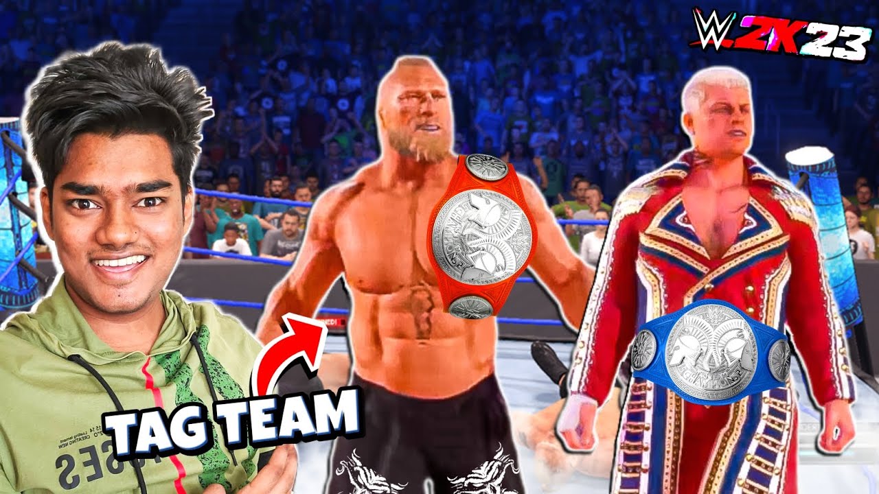 BROCK & CODY In Same Team - WWE 2K23 On Mobile🔥