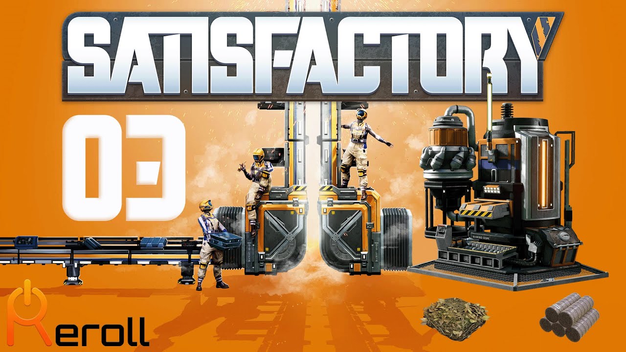 Satisfactory 1.1 EP 3 : Création d'une petite central électrique et on valide des étapes