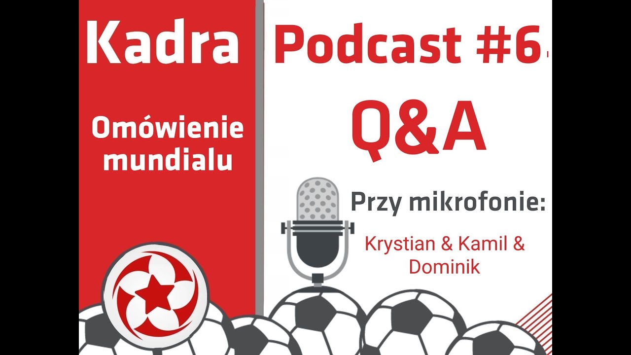 #6 Kadra Podcast - podsumowanie mundialu i Q&A z pytaniami od widz&oacute;w!