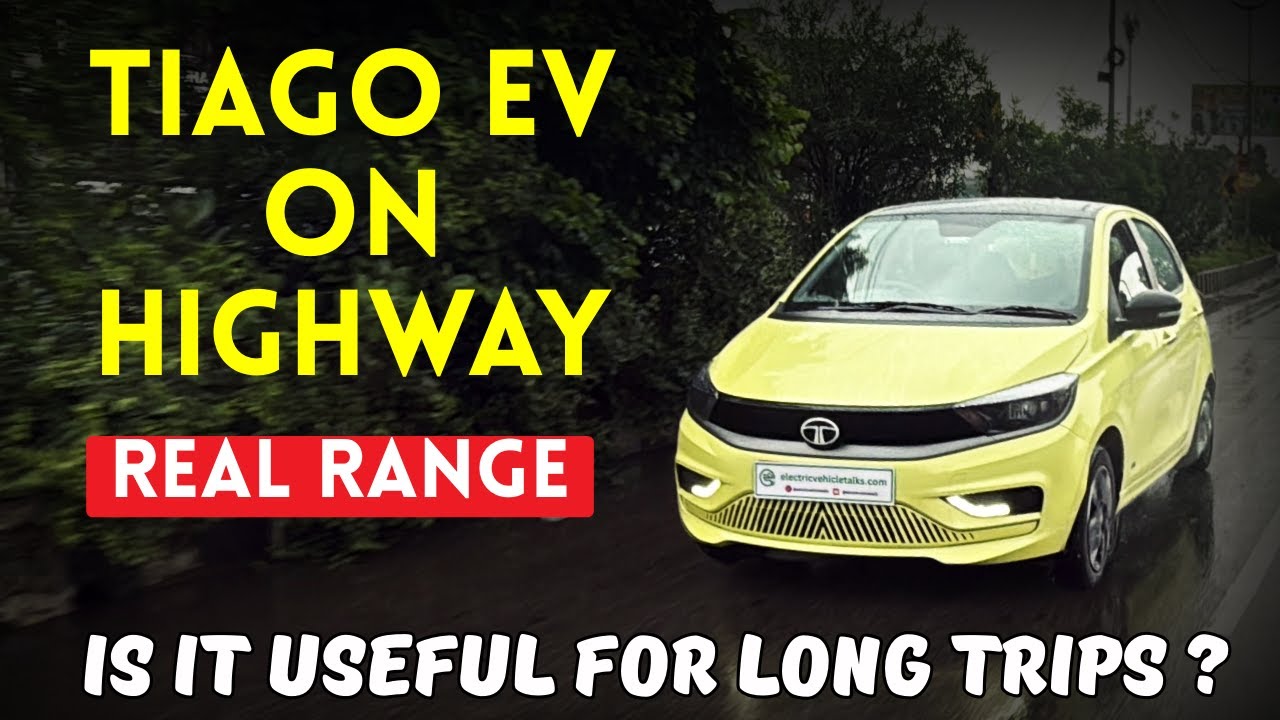 Tiago EV Highway Range Test! 🛣⚡#electricvehicletalks #rangetest #tiagoev #evrangetest