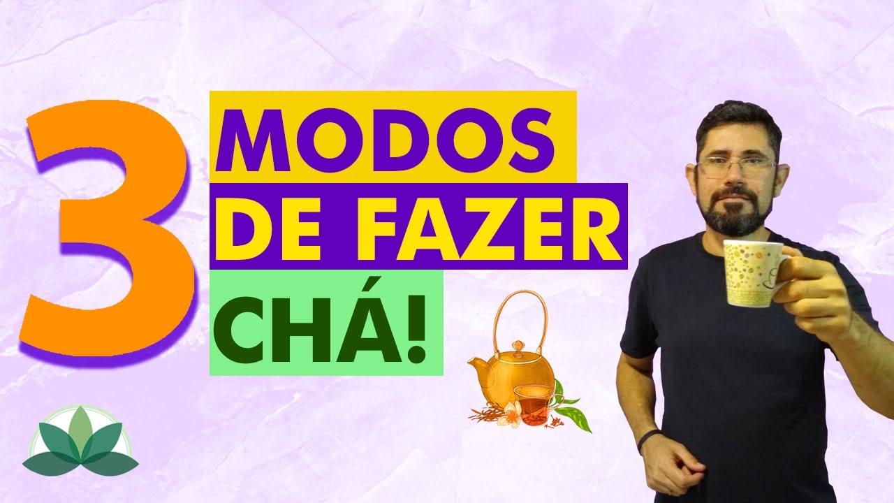 Aprenda o jeito CERTO de fazer ch&aacute; neste v&iacute;deo!