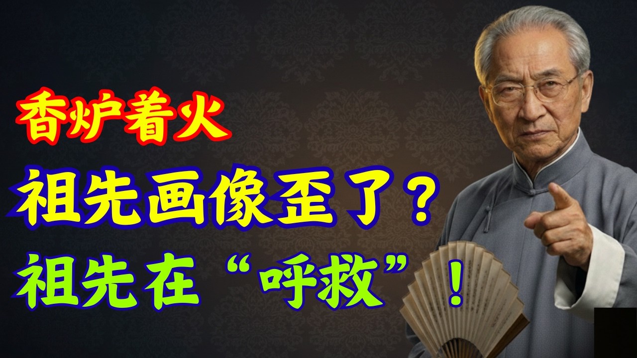 南怀坎：香炉着火，祖先画像歪了？祖先在“呼救”！犯下这样的错误会给子孙后代带来三代的厄运，导致经济破产|南怀瑾|佛教智慧|佛教 |智慧|业力 |佛教 |佛教智慧