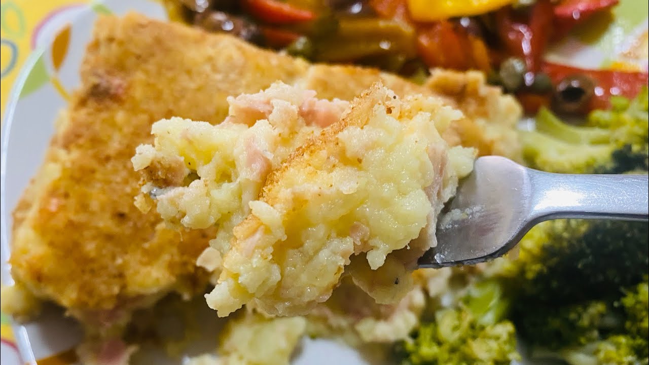 Gateau con patate cotte nel latte. Saporito, morbido, filante e avvolto da una crosticina croccante!