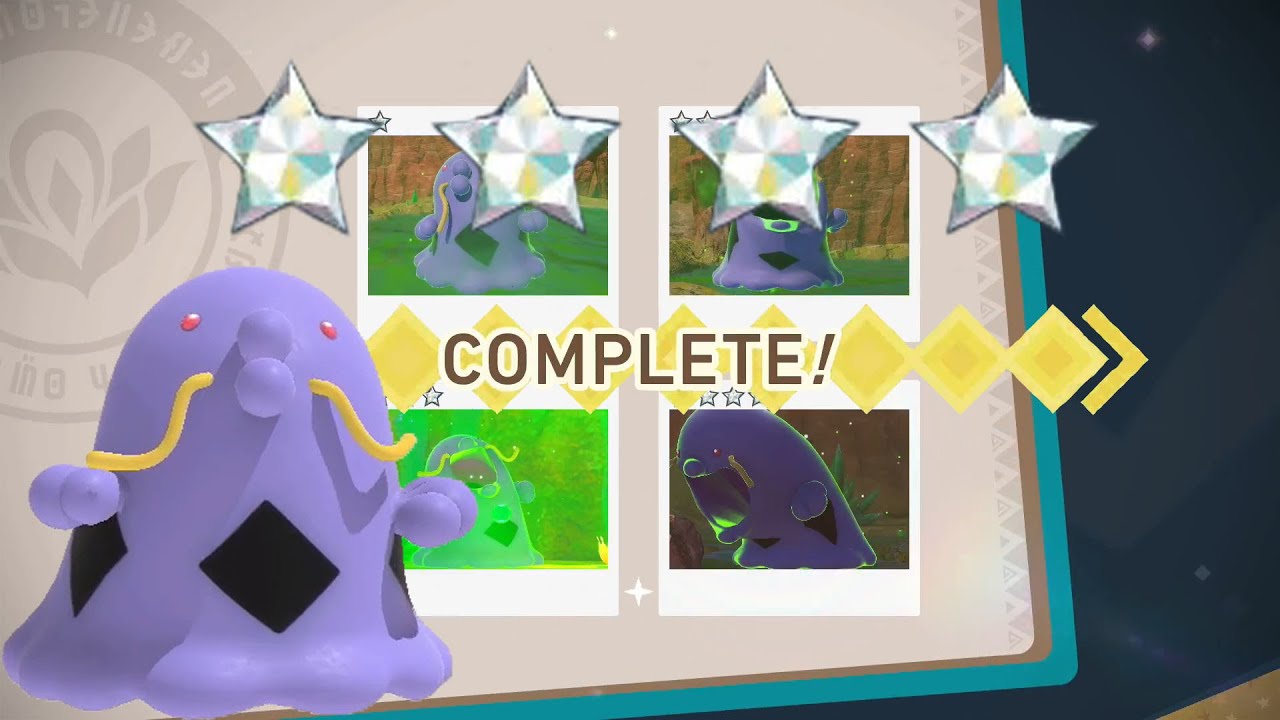 How To Get 1 To 4 DIAMOND STARS For Swalot! New Pokemon Snap!