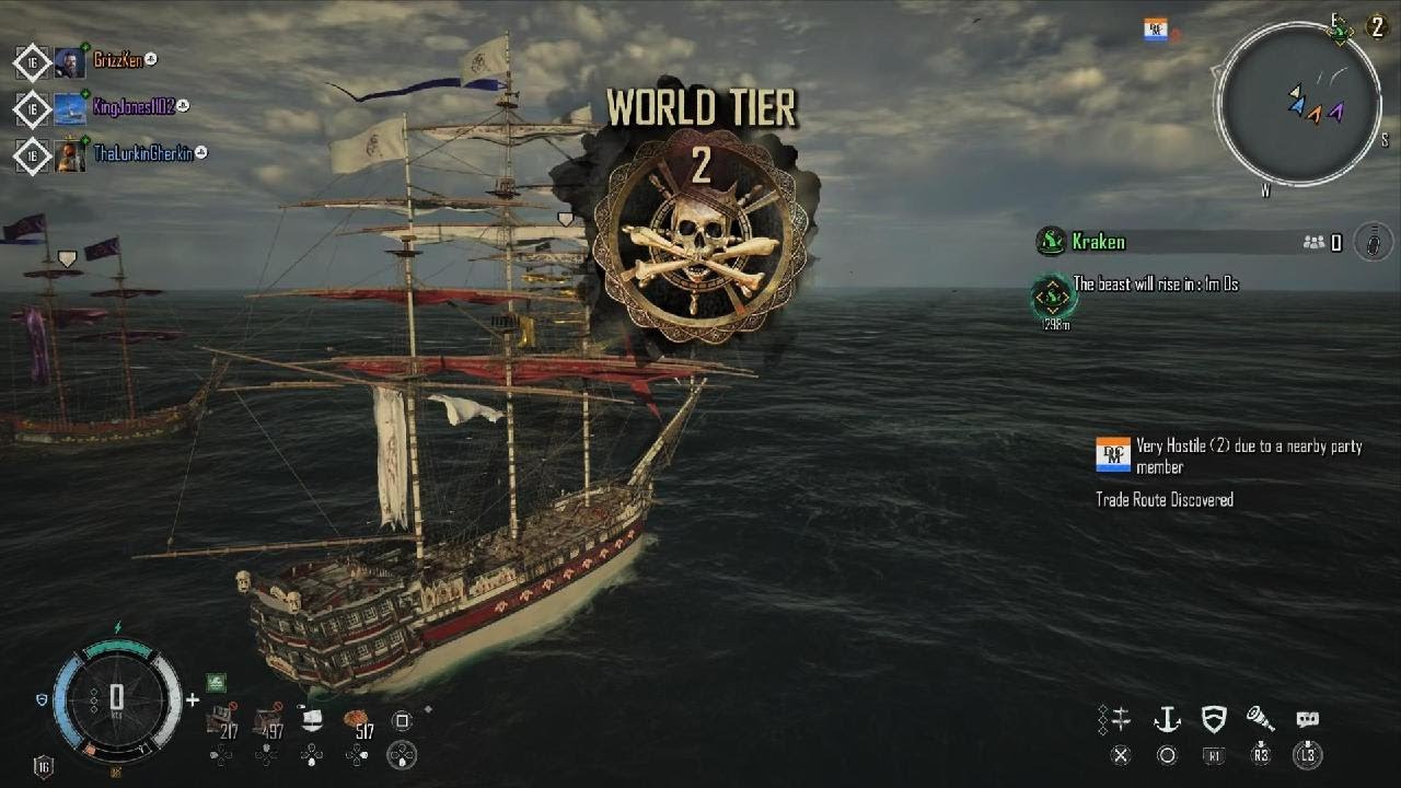 My Kracken experience on SKULL AND BONES