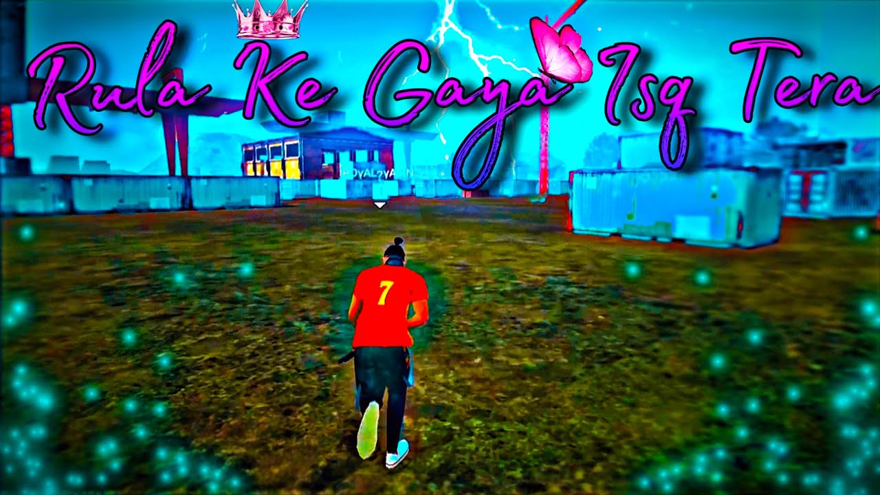 ⚡ FREE FIRE MONTAGE VIDEO EDITING 🔥| 💖RULA KE GAYA ISQ TERA 💕..