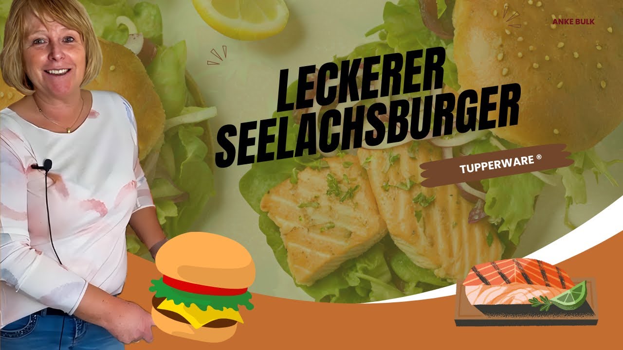 SUPER LECKERER Seelachsburger 🤩 🐟 #tupperware