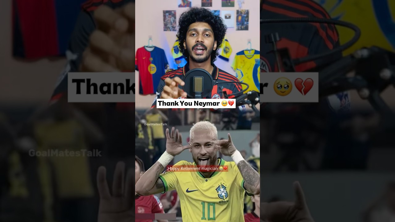 Thank You Neymar💔 End of An Era !!🥹💔 #neymar #brazil #football