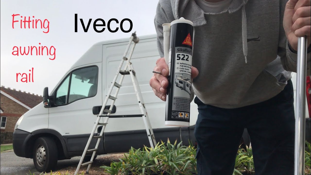 Van build 1 awning installation