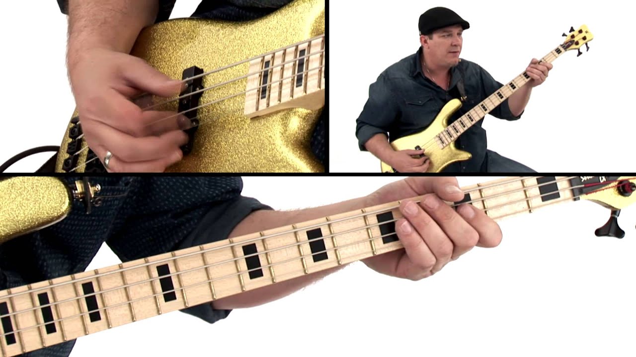 Bass Guitar Lesson - Dog House Technique - Andy Irvine