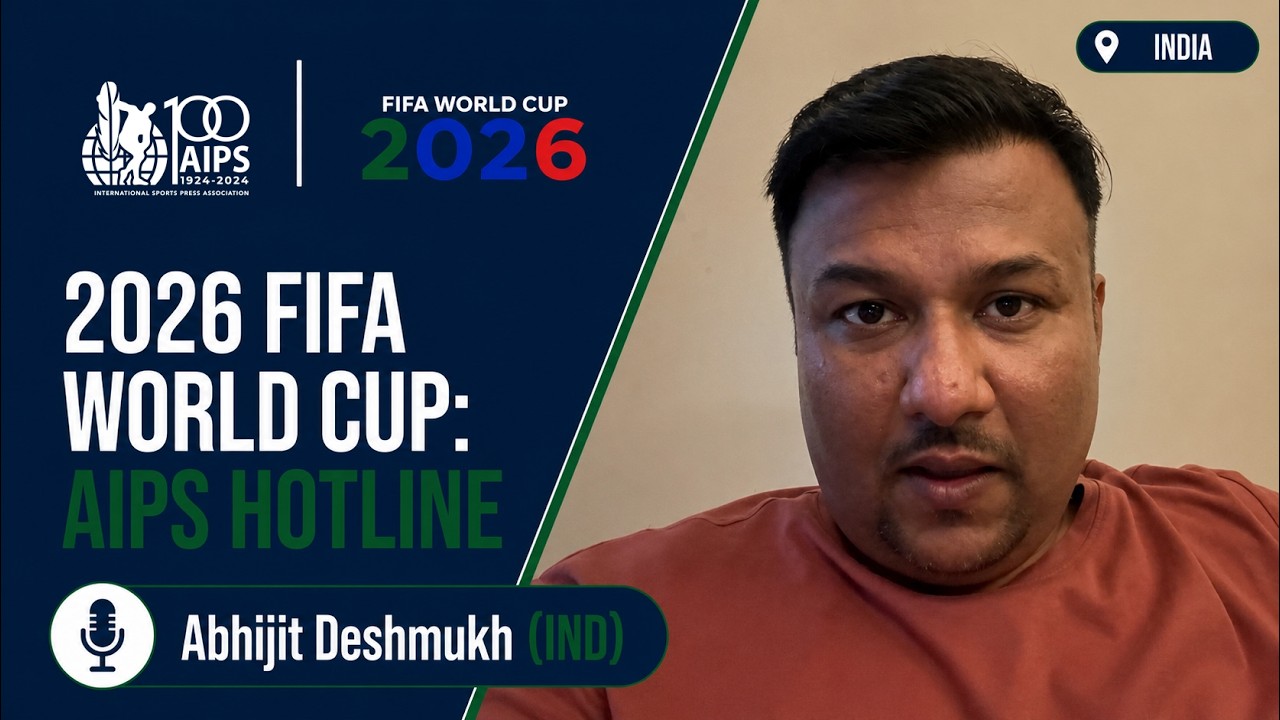 July 18, India: Abhijit Deshmukh (IND) makes his World Cup Final prediction | AIPS Hotline