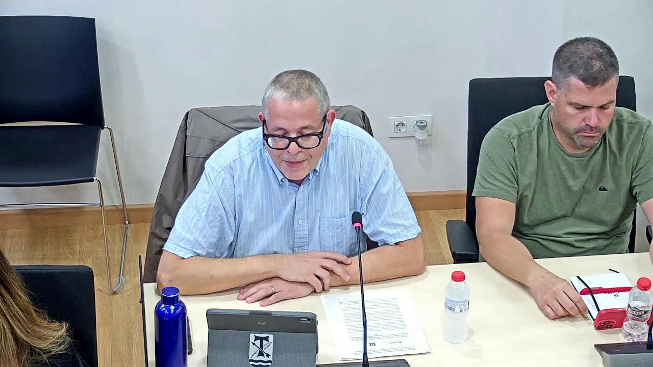 Sessió ordinària Ple Ajuntament de la Canonja dia 02/10/2025
