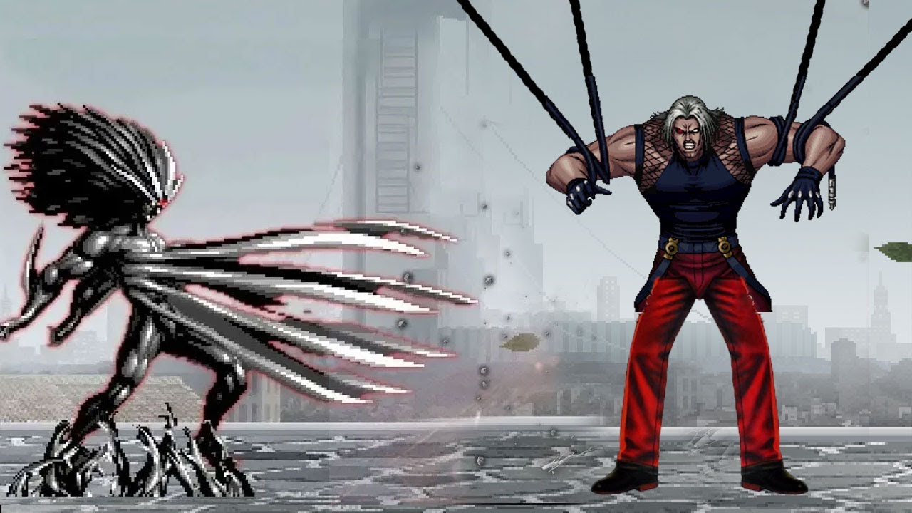 [Mugen KOF] Кадио против Ultimate Bosses Команда Ругала Бернштейна