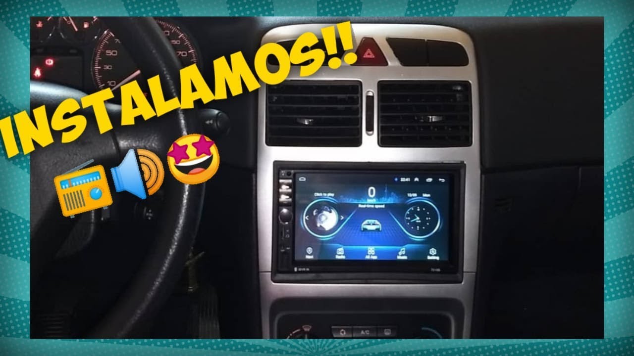 INSTALAMOS A CENTRAL MULTIMÍDIA NOVA NO PEUGEOT 307 !!