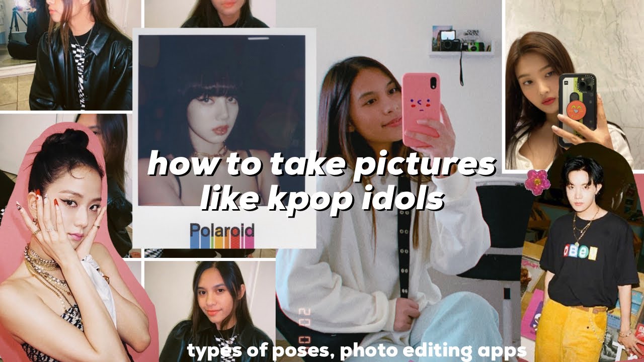 how to take CUTE insta photos like kpop idols! (at home photoshoot ideas) ft. yesstyle