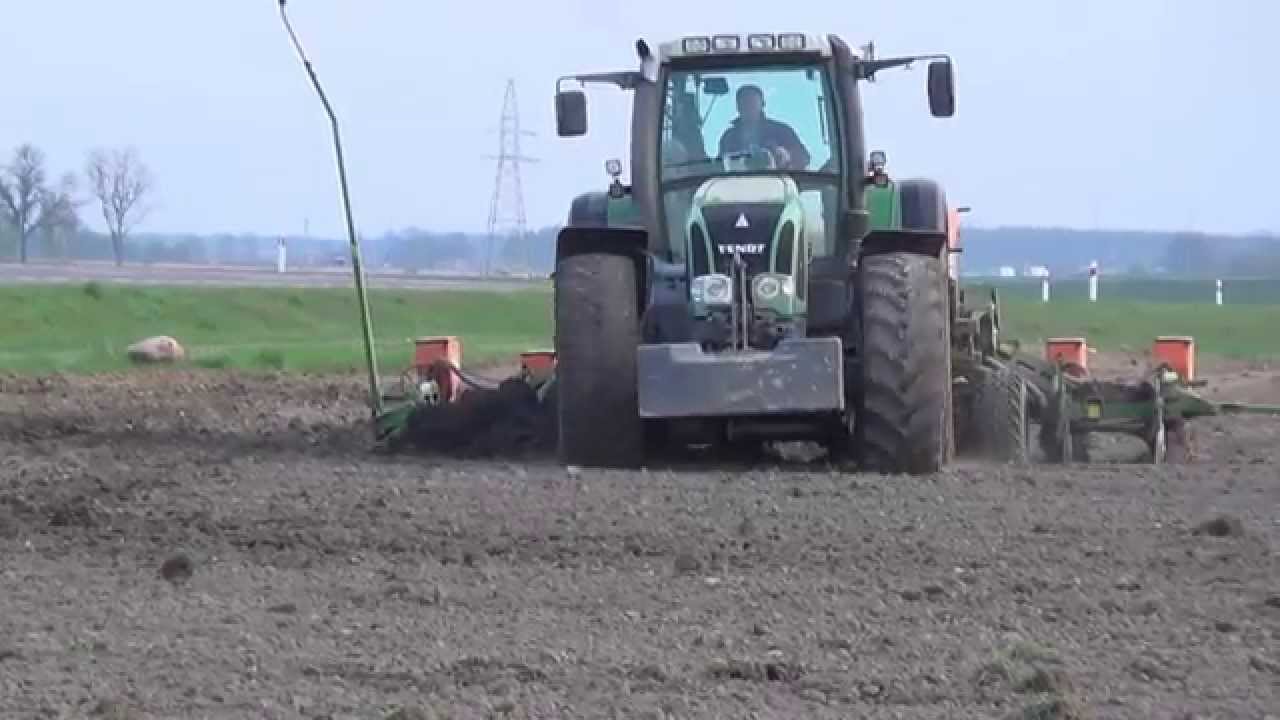 Halasy Siew Kukurydzy na Biogaz John Deere 8430 + Farmet 6000 i Fendt Favorit 926