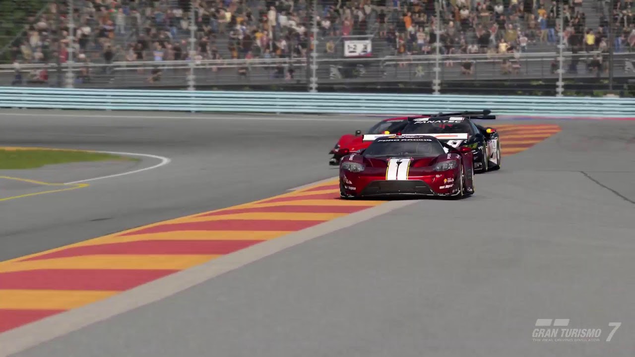 Manufacturer cup around Watkins glen Ford Gt last round