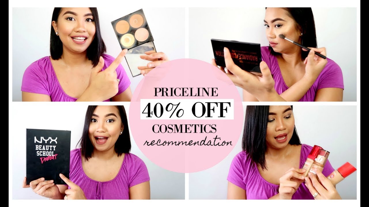 PRICELINE 40% OFF COSMETICS Recommendation 2017!!! ♡ ZebbyZelf