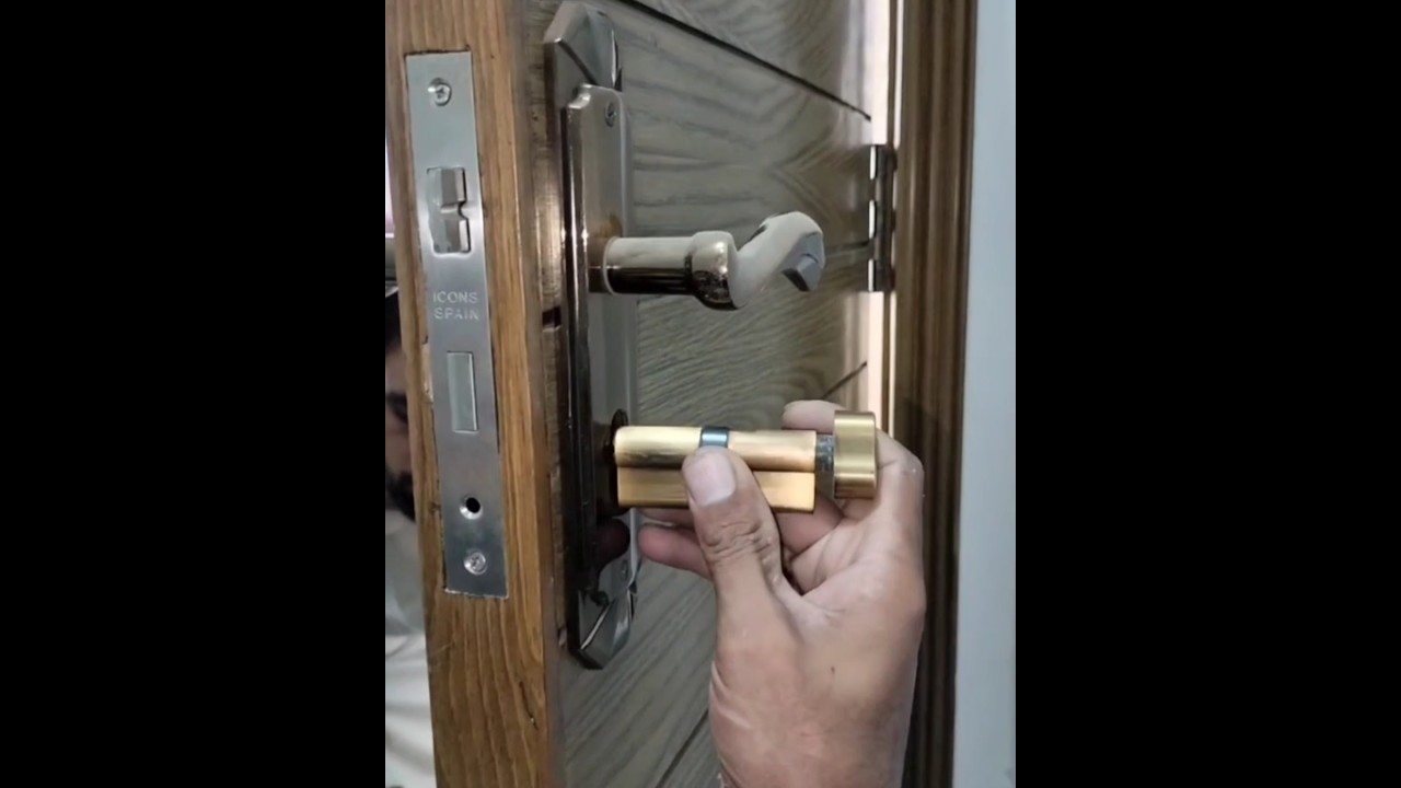 How to Change a Door Lock (DIY) cylinder