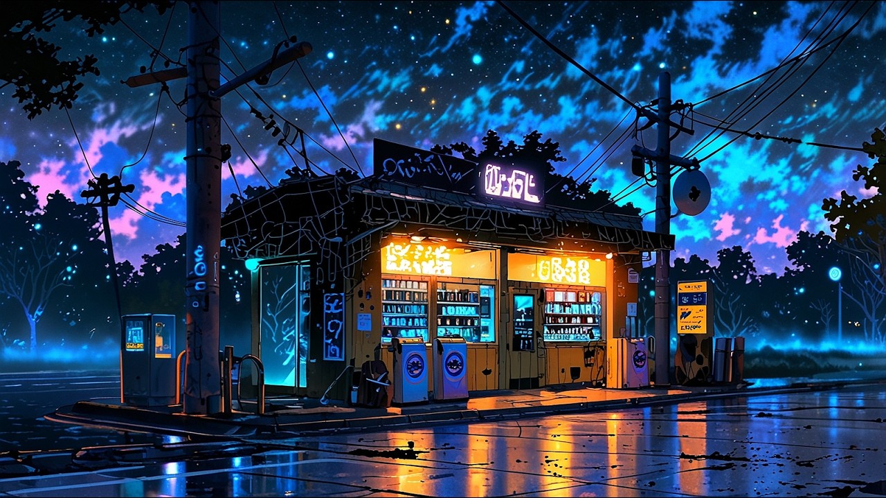 You’re Alone at a Midnight Convenience Store | Lofi Beats to Feel Less Lonely