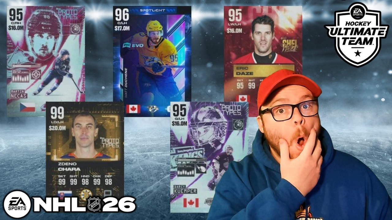 ЛУЧШИЕ СОСТАВЫ ЛИНИИ, ВЫБРАННЫЕ НА 2-Й НЕДЕЛЕ NHL 26 HUT