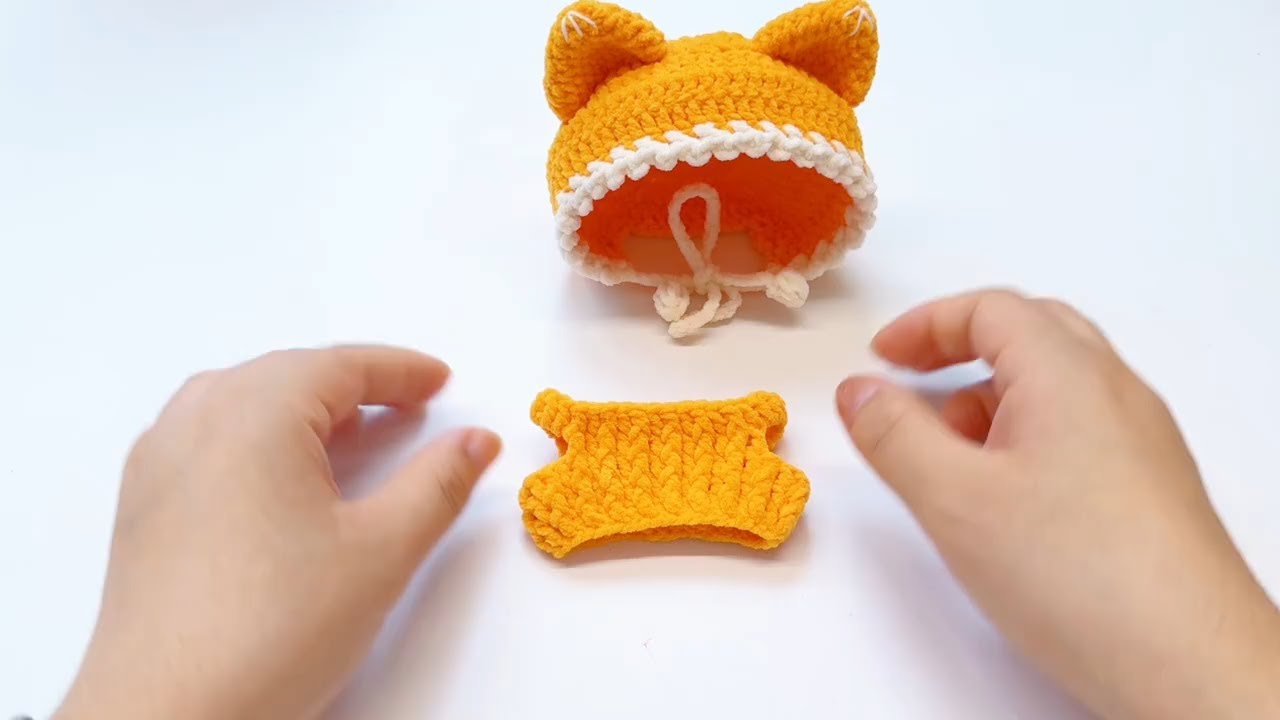 Fox Costume Crochet Tutorial  Adorable Animal Set for Dolls & Kids