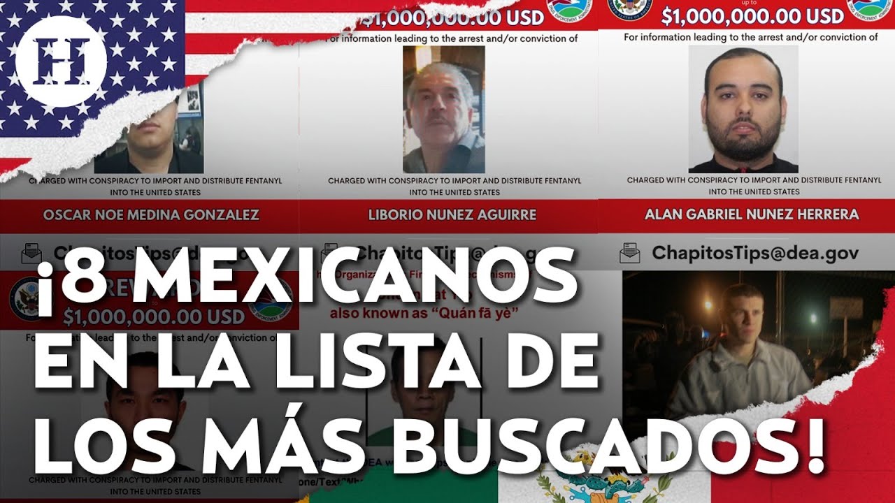 ¡Sin el Mayo Zambada! La DEA actualiza su lista de los 10 fugitivos más buscados