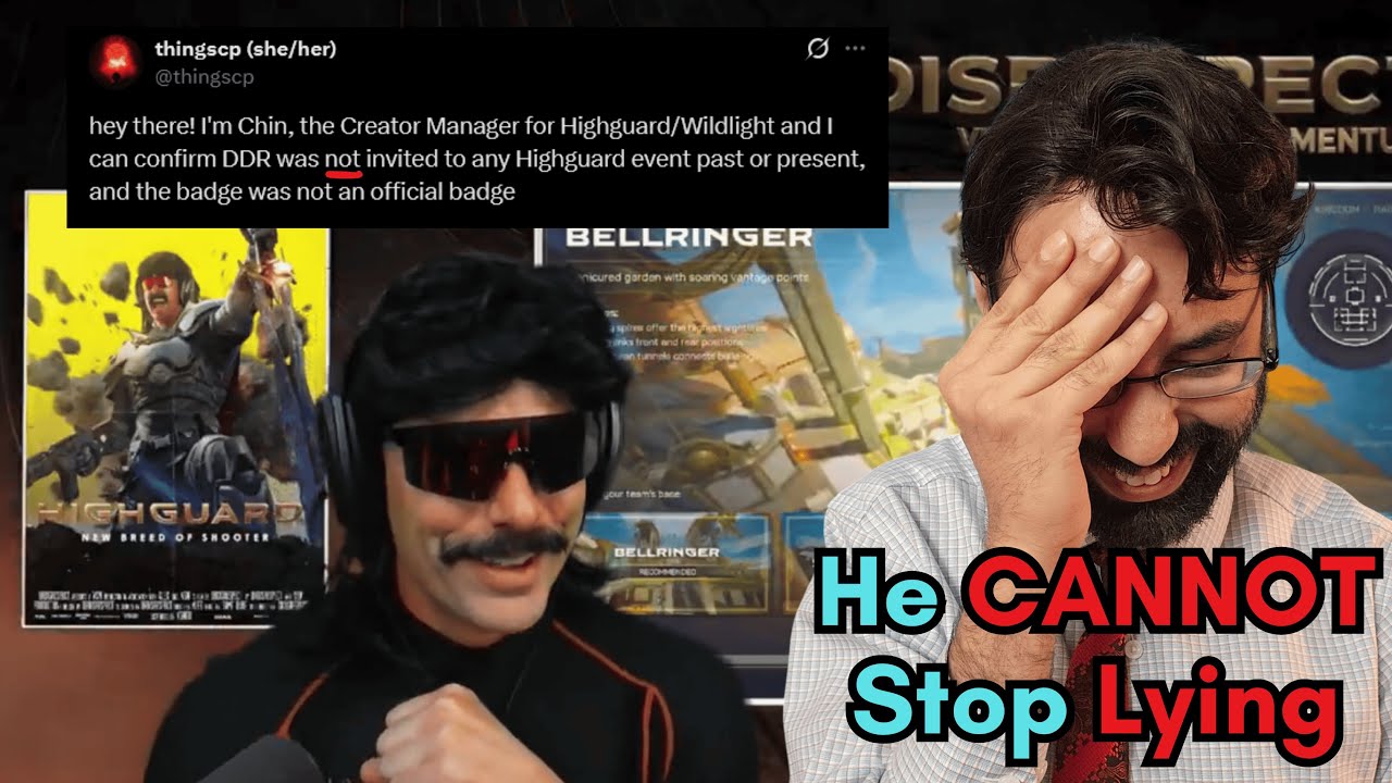 Dr Disrespect Has Sunk SO Low He Lied About ... HIGHGUARD???