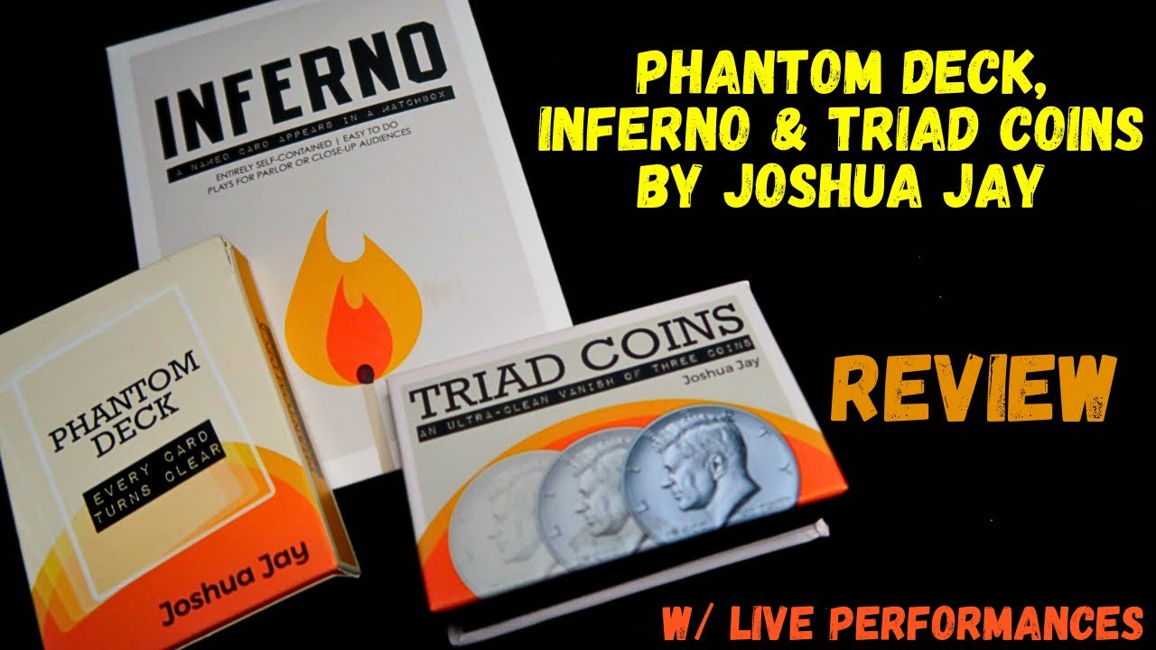 Обзор колоды Phantom, Inferno и монет Triad от Джошуа Джея | Vanishing Inc Magic Exclusives