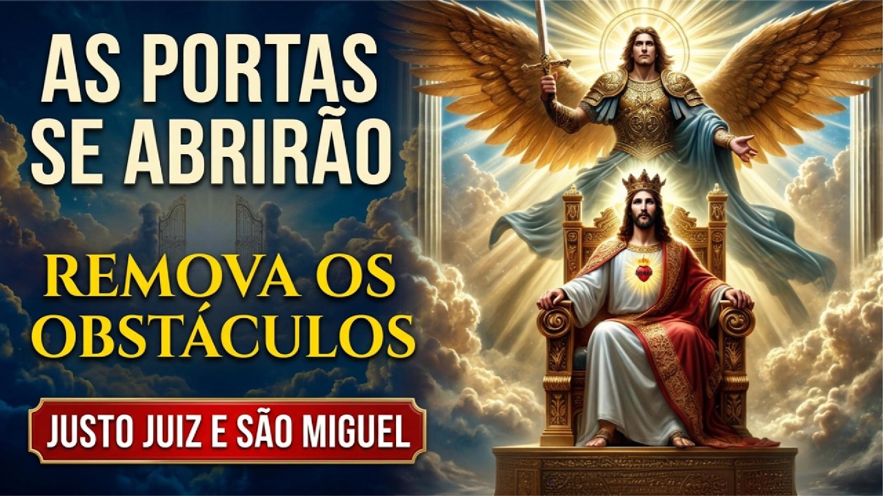 A oração que abre caminhos e remove obstáculos — Justo juiz e São Miguel | Apenas ouça