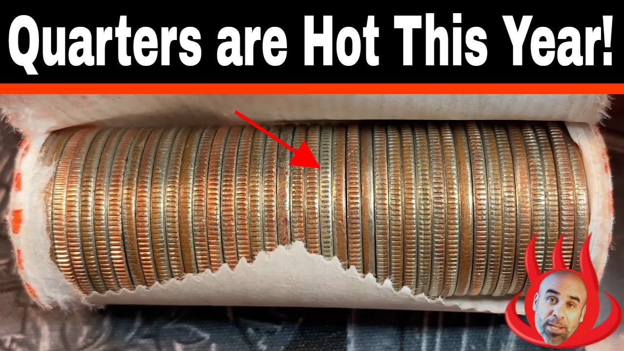 Coin Roll Hunting Quarters - Looking for Silver and W Quarters