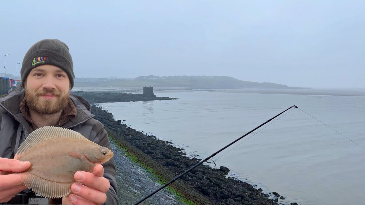 Morecambe Bay Sea Fishing - ❄️ Winter on HEYSHAM NORTH WALL
