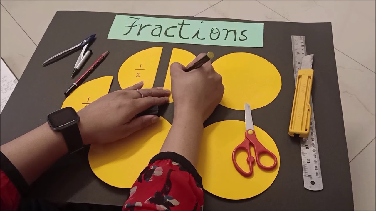 Grade V Maths (Fraction Kit DIY)