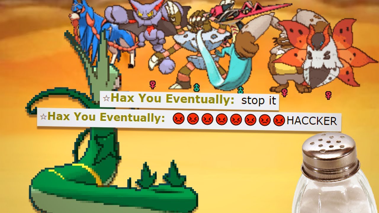 SALTY NOOB thinks i'm HACKING on pokemon showdown