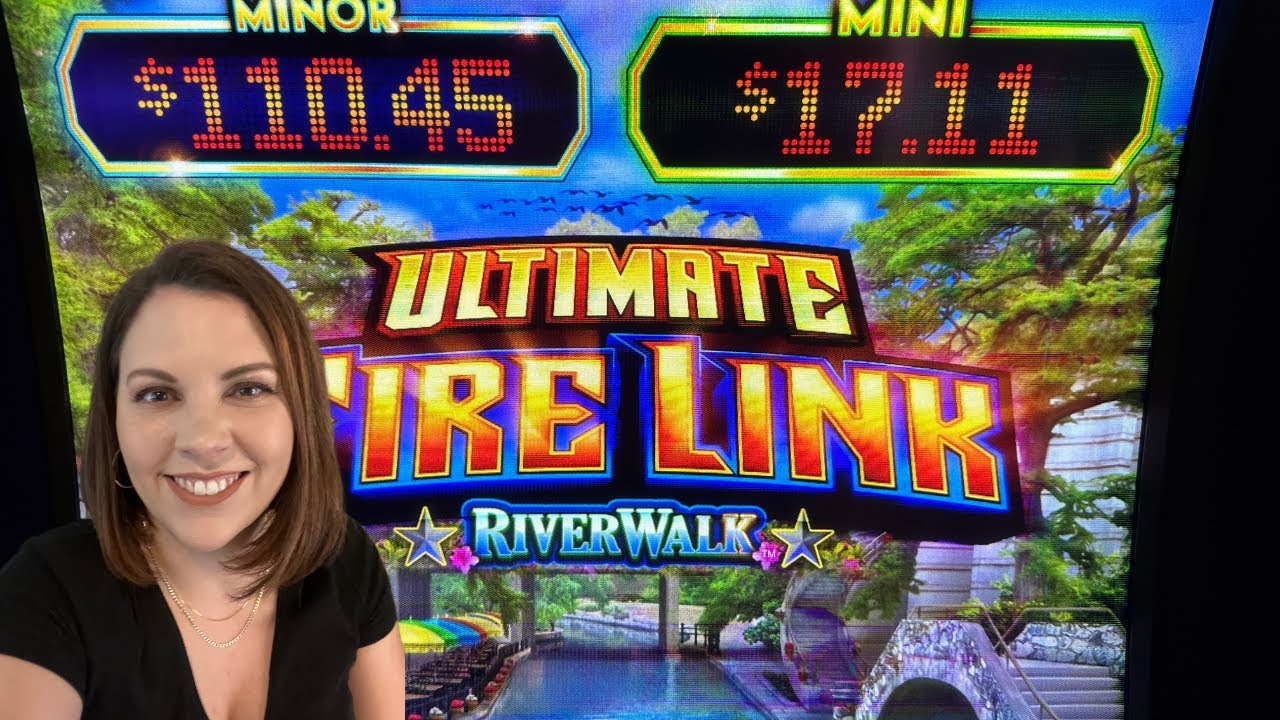Ultimate Fire Link RIVERWALK at Choctaw Casino! #slots #gambling #casino