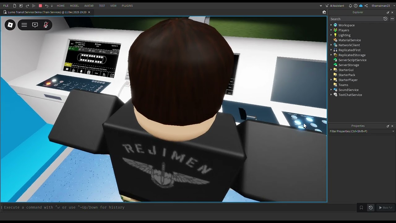 LTS Demo - Interactive control panel.