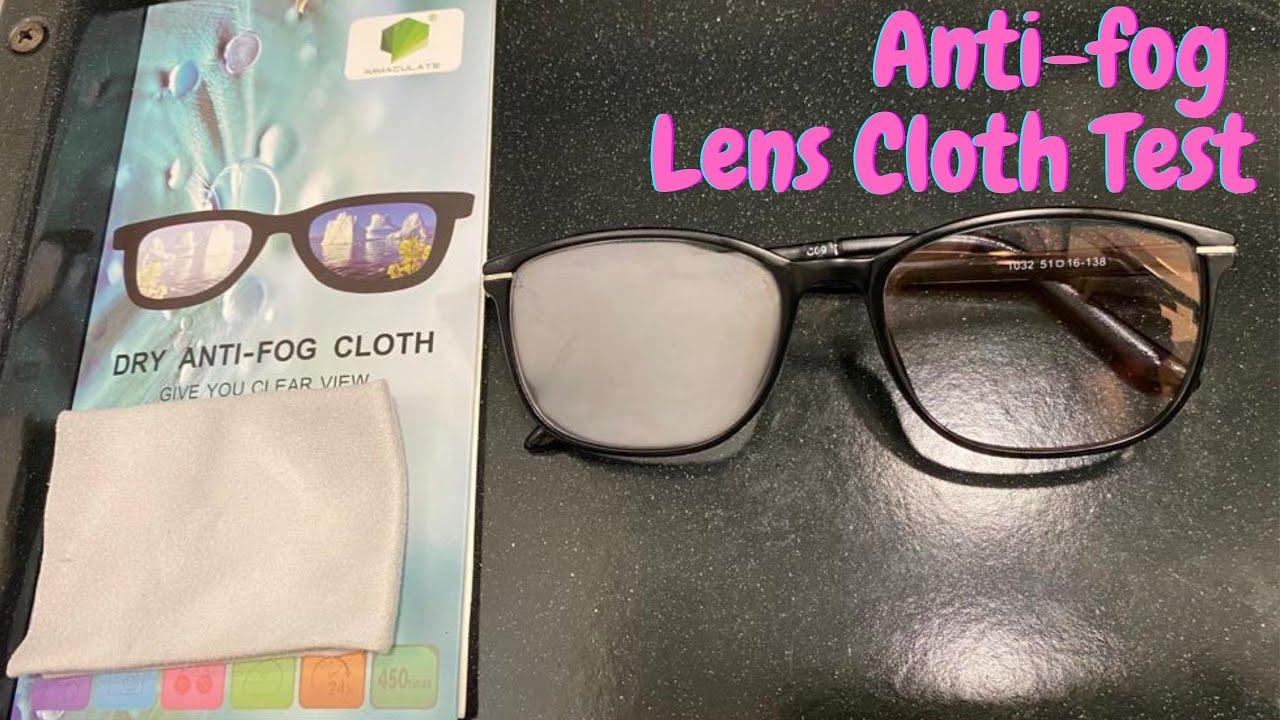 ProEyes Anti-Fog Lens Cloth Test