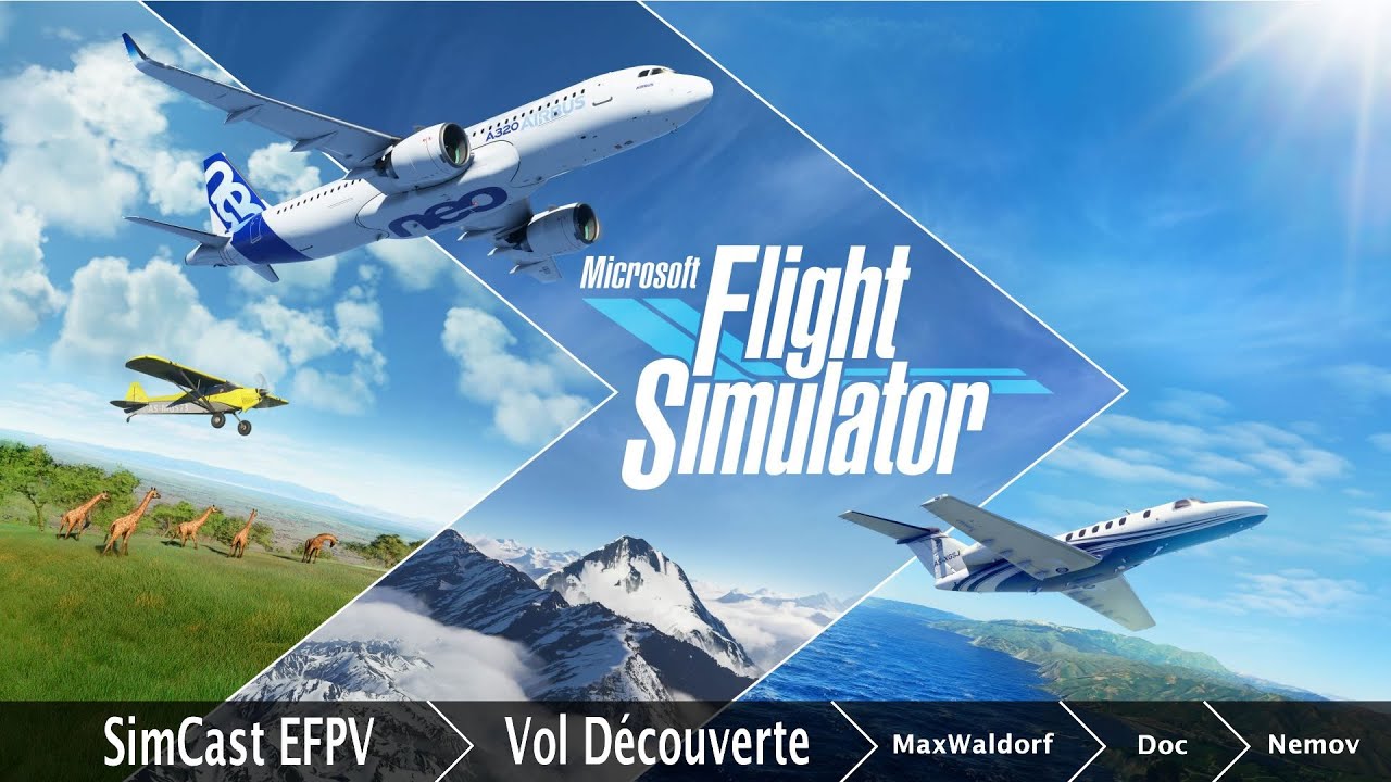 Vol découverte Microsoft flight simulator (Premières Impressions)
