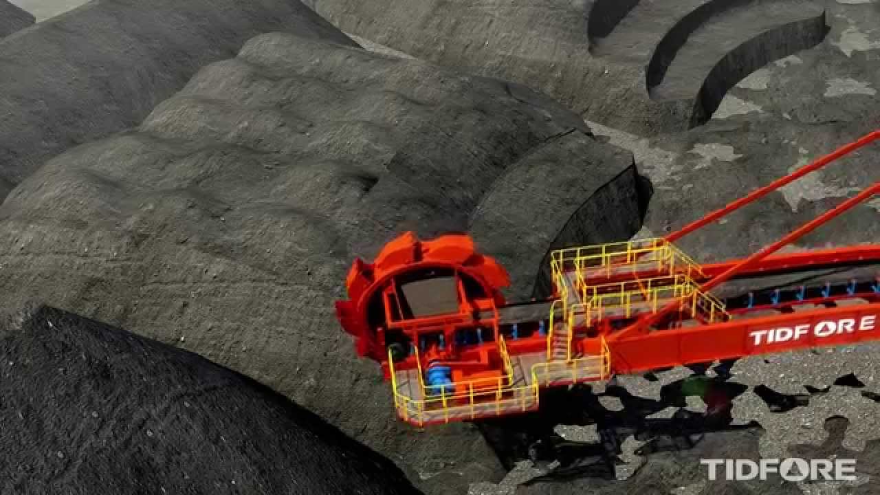 3000t/h Bucket-wheel stacker reclaimer（3D）