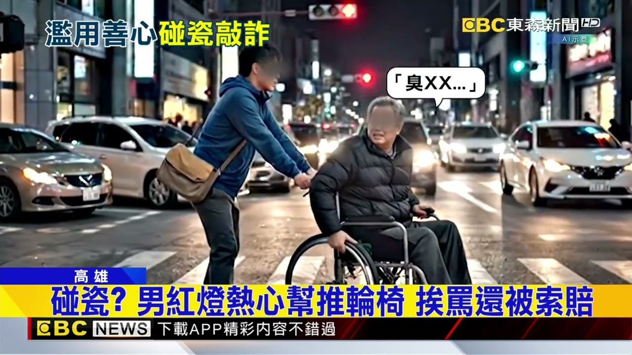 好心沒好報！ 幫推輪椅剛碰到把手 被索賠1萬@newsebc